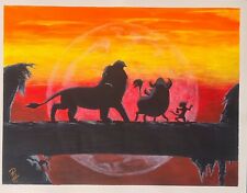 König der Löwen Zeichnung Handmade Glow in the Dark Hakuna Matata Lion King 