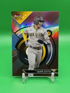 2023 Topps Finest JUAN SOTO Rose Gold #/75 Padres Yankees Mets - Picture 1 of 2