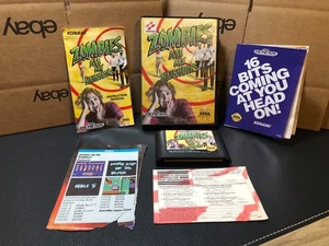 ZOMBIES ATE MY NEIGHBORS SEGA GENESIS GAME CIB - Picture 1 of 15