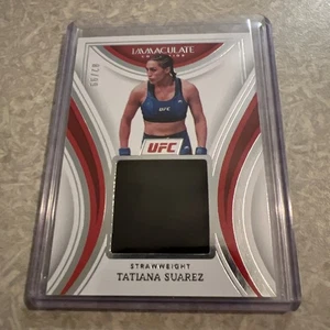 2023 Panini Immaculate Tatiana Suarez UFC Relic Card 61/99 - Picture 1 of 2