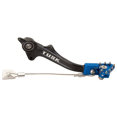 Pedal de freno de aluminio Tusk punta azul para Husqvarna 701 ENDURO 2020-2024 Foto 1 de 2