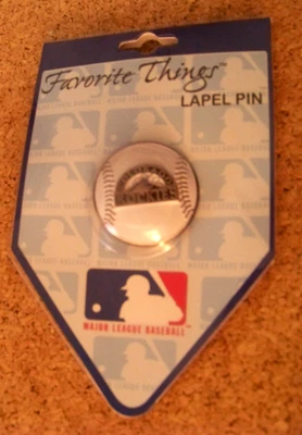 Colorado Rockies CR on baseball convex pin 2003 - Image 1 of 4