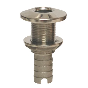 GROCO Edelstahl Schlauch Barb durch Rumpf Passform 1-1/8 " HTH-1125-S Boot Meer- - Bild 1 von 8