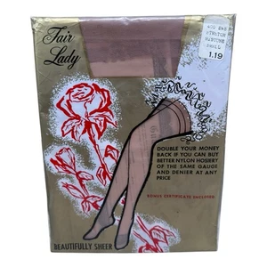 Vintage Fair Lady Seamless Micro 400 SMS Stockings Mistone Stretch S - Picture 1 of 2