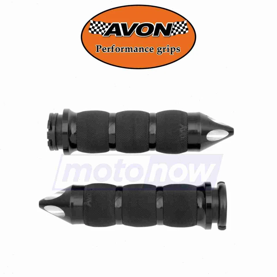 Avon Grips Spike Air Cushioned Grips for 2016-2017 Harley Davidson FLSTC wv Foto 1 de 4