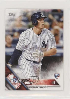 2016 Topps Mini Topps Online Exclusive Greg Bird #188 Rookie RC - Image 1 of 2