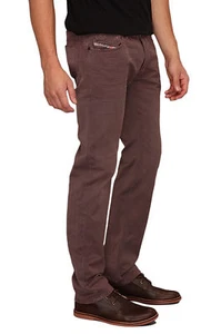 NEW DIESEL BRAND MEN'S SLIM STRAIGHT LEG SAFADO MAUVE TROUSER PANTS JEANS - Picture 1 of 4