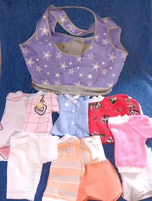Bolso de Mano AMERICAN GIRL Lleno Bebé Pequeño SIN Muñeca Ropa Portador Cartera Retiro 10 Foto 1 de 4