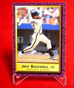 Jeff Bagwell 1991 Topps Magazine Baseball Card #TM61