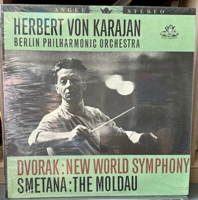 Dvorak New World Symphony Smetana Moldau Karajan Vinyl LP 1959  Angel S35615 NEW - Image 1 of 2