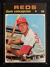 1971 Topps Baseball Card Dave Concepcion RC #14 BV $100 EX-EXMT Range CF