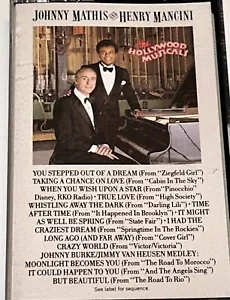 Johnny Mathis& Henry Mancini The Hollywood Musicals Cassette 1M44 - Picture 1 of 4
