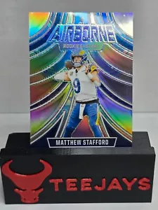 2024 Rookies & Stars Matthew Stafford Airborne SILVER Prizm Rams LA Rams # A-MSD - Picture 1 of 2