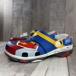 Zoccoli Crocs Gundam All Terrain donna 8 scarpe slip on impermeabili anime 210128-0DA - Foto 1 di 12