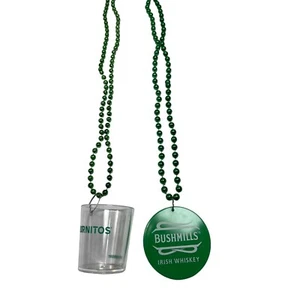 2er Set Hornitos Halskette grün Karneval Perlen Collier St Patrick's Day 3e - Bild 1 von 8