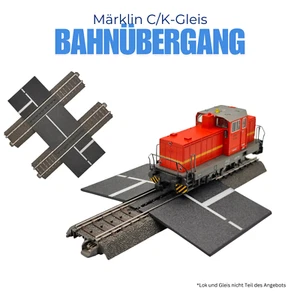 NUEVO - paso a nivel H0 para vías Märklin C y M - vía única o bidireccional - Imagen 1 de 15
