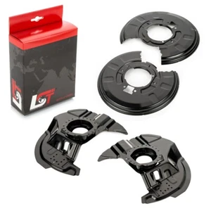 4x Ankerblech Bremsscheibe Set vorne hinten für BMW 3er E46 325i 330d Cd Ci 330i - Picture 1 of 12