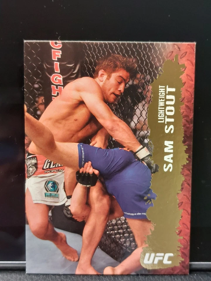 Sam Stout #16 2009 Topps UFC Round 2 Thick Gold Parallel - Image 1 of 2