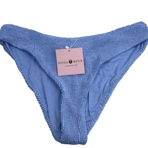 Moda Minx Scrunch High Leg Bikini Bottom, Size XXL, Powder Blue, RRP £25 - Picture 1 of 12