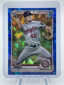 2020 Bowman Chrome Draft Sapphire #BD120 RC Holden Powell Nationals Rookie - Bild 1 von 2