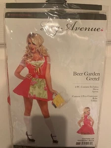 New Leg Avenue Beer Garden Gretel Oktoberfest Costume Adult Size S Dress Apron - Picture 1 of 5
