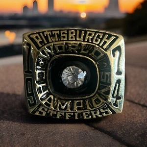 PITTSBURGH STEELERS Super Bowl IX Championship Team Ring- Replica NEW Sz 11 - Picture 1 of 3