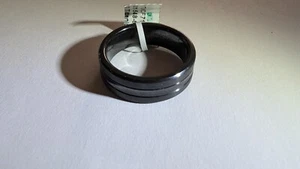 Benchmark Black Titanium Men's Ring - Picture 1 of 4