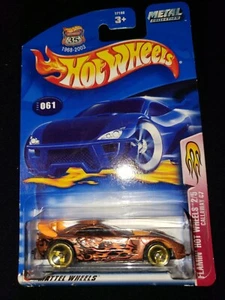 2003 Hot Wheels #61 Flamin' Hot Wheels 2/5 CALLAWAY C7, 2003 First Editions 061 - Picture 1 of 3
