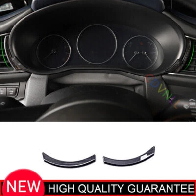 For Mazda CX-30 2020-2022 Black Titanium Central Console Dashboard Strip Trim 2X - Image 1 of 4