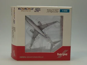 Herpa Wings Boeing 737-900 EL AL "1st Flight to UAE" - 534901 - 1:500 - Picture 1 of 4