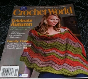 M1 CROCHET WORLD MAGAZINE, OCTOBER 2012 - Picture 1 of 6
