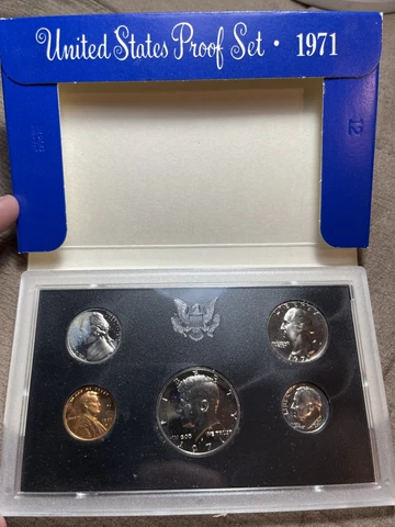 1971 US Mint Proof Set OGP Cover