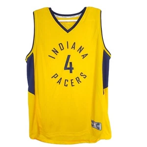 Fanatics (Mens Size XL) Indiana Pacers #4 Victor Oladipo Gold Yellow Jersey NBA - Picture 1 of 4