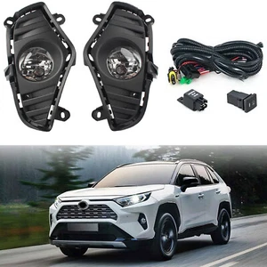 Fog lights Assembly for Toyota RAV4 2019 20 21 2022 Fog Cover Grill Bezel Switch - Picture 1 of 17