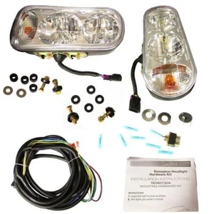 Universal Snow Plow Headlight Kit w/ Harness Fits Western Fits Boss Meyer - Picture 1 of 7