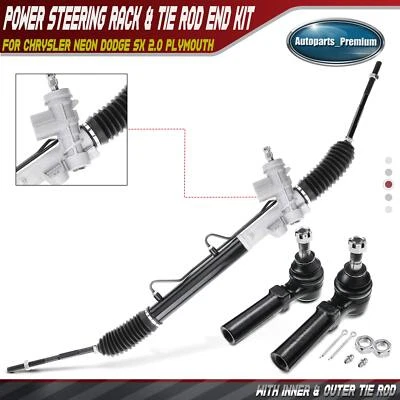 3x Nuevo kit de extremo de barra de acoplamiento y cremallera para Chrysler Neon Dodge SX 2.0 Plymouth Foto 1 de 4