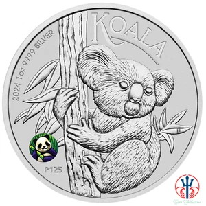 Australia  2024 Beijing Show Koala 1 oz bu Panda privy mark mintage 3.000 - Picture 1 of 3