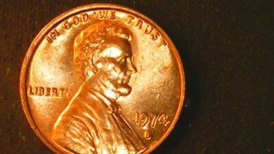 1974-"S" over "D" -OMM/DDO memorial cent, w/ dbl. die on obverse and reverse - Image 1 of 4