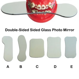 Dental Orthodontic Intraoral Photographic Mirror Glass Photo Mouth Reflector - Picture 1 of 60