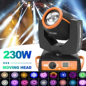 7R Beam 230W LED Moving Head Light 16+8 Prism DMX DJ Disco Party Stage Lighting - Picture 1 of 15