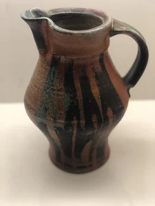 Studio Kunst Keramik Krug Tropfglasur signiert - Bild 1 von 8