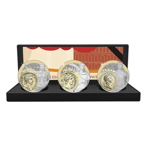 Römisches Reich Julius Caesar Commemorative Limited Edition 3 Coin Box Set 2025 - Bild 1 von 6