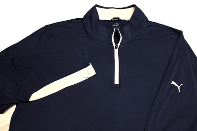 PUMA SOFT STRETCH POLY SPANDEX 1/4 ZIP GOLF PULLOVER--3XL--PERFECT!-LOOKS UNWORN - Image 1 of 2