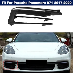 Right Front Bumper Grille Fog Light Cover For Porsche Panamera 971 2017-2020 - Picture 1 of 10