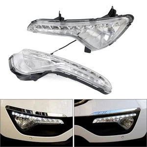 Pair Front Bumper Fog Light Daytime Running Light For Kia Sportage 2009-2014 - Picture 1 of 14