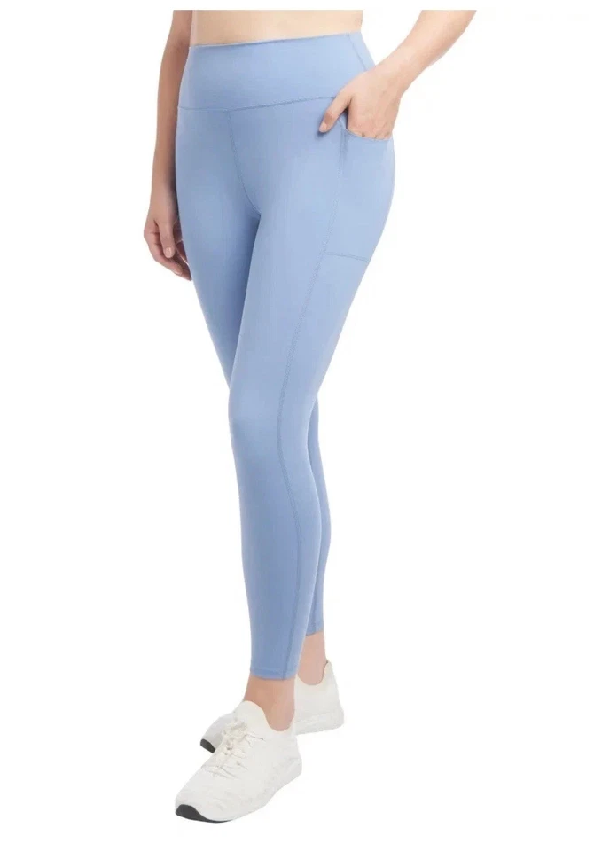 Women's Danskin High Waist Lightweight Leggings Blue Size Large