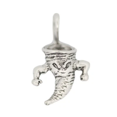 Colgante Tornado Twister Mago de Oz Ciclón 3D 925 Plata Esterlina Sólida Dije Foto 1 de 4