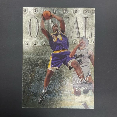 Shaquille O’Neal Shaq 1998-99 Metal Universe #25 Los Angeles Lakers Kobe Jugador Más Valioso Foto 1 de 2