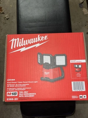 Milwaukee 2368-20 M18 ROVER Dual Power Triple-Panel Flood, Same Day Shipping - Image 1 of 2