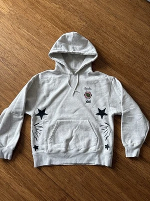 Толстовка с капюшоном Rapha X Patta маленькая серая RCC Cycling Team Streetwear - Изображение 1 из 4